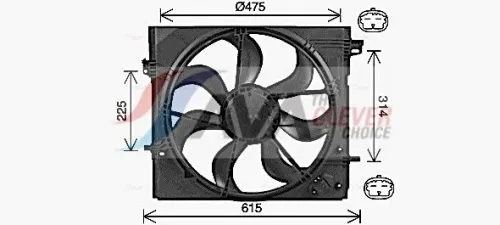 Fan, engine cooling