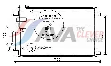 Condenser, air conditioning