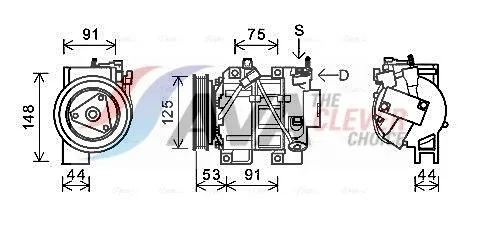 Compressor, air conditioning