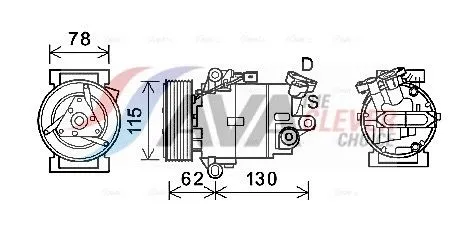 Compressor, air conditioning
