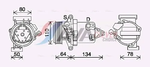 Compressor, air conditioning