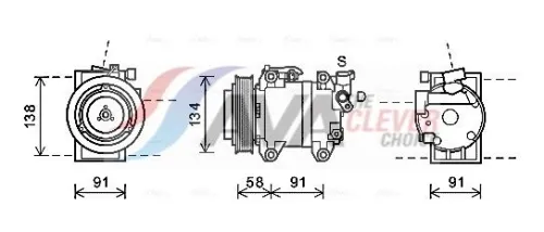 Compressor, air conditioning
