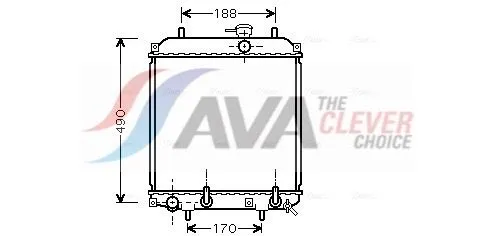 Radiator, engine cooling