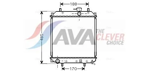 Radiator, engine cooling