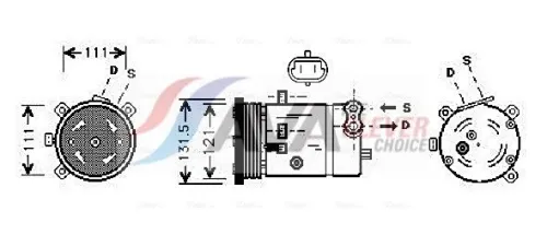 Compressor, air conditioning