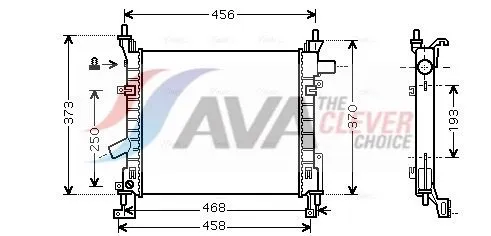 Radiator, engine cooling
