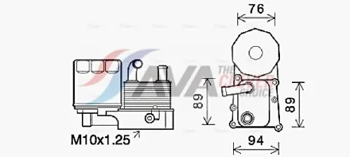 Oil Cooler, engine oil