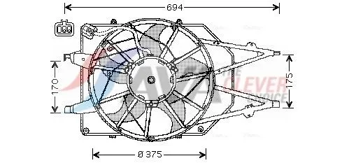 Fan, engine cooling