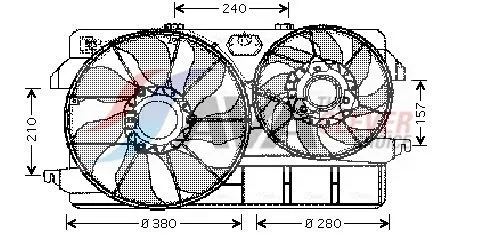 Fan, engine cooling