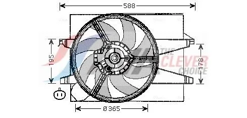 Fan, engine cooling