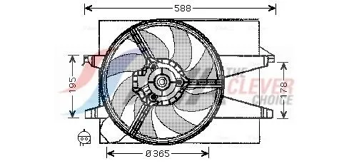 Fan, engine cooling