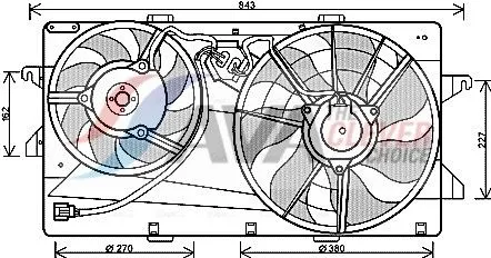 Fan, engine cooling