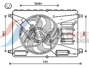 Fan, engine cooling