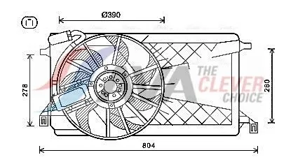 Fan, engine cooling