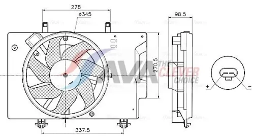 Fan, engine cooling