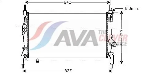 Radiator, engine cooling