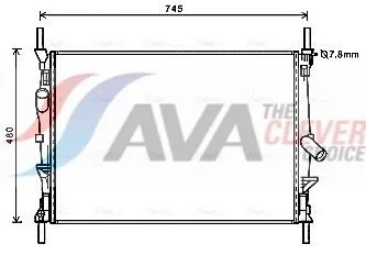 Radiator, engine cooling