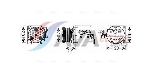 Compressor, air conditioning