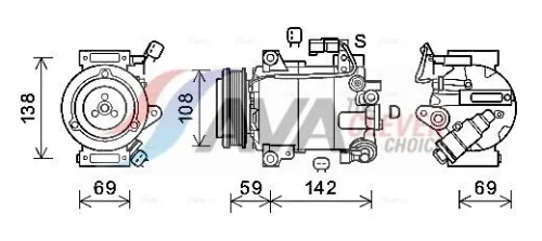 Compressor, air conditioning