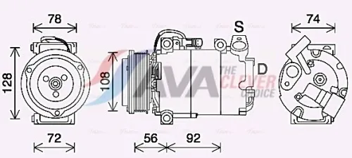 Compressor, air conditioning