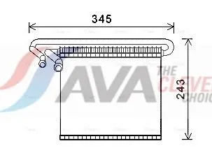Evaporator, air conditioning