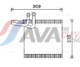 Evaporator, air conditioning