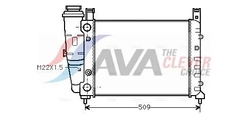 Radiator, engine cooling