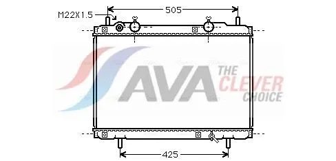Radiator, engine cooling