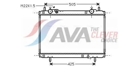 Radiator, engine cooling