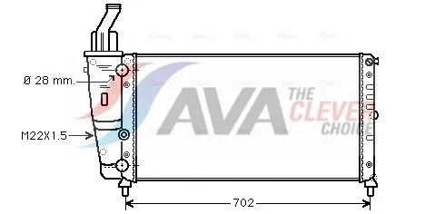 Radiator, engine cooling