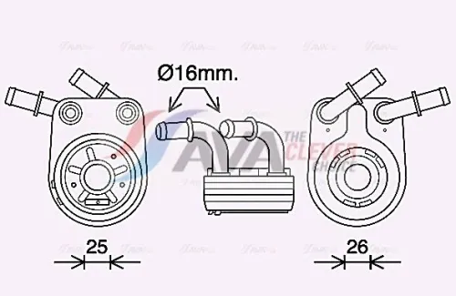 Oil Cooler, engine oil