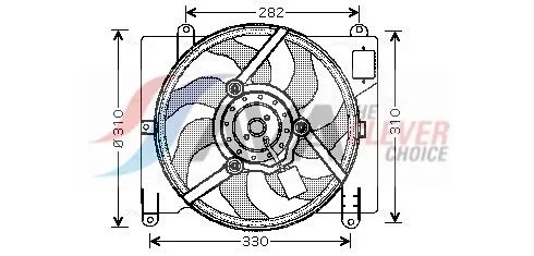 Fan, engine cooling