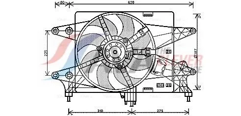 Fan, engine cooling