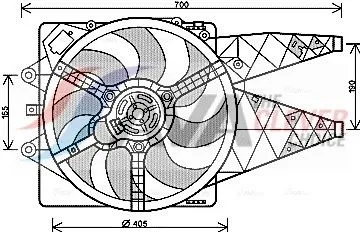 Fan, engine cooling