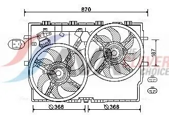 Fan, engine cooling