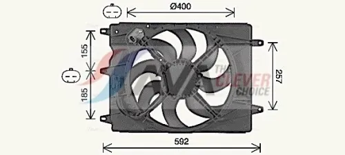 Fan, engine cooling