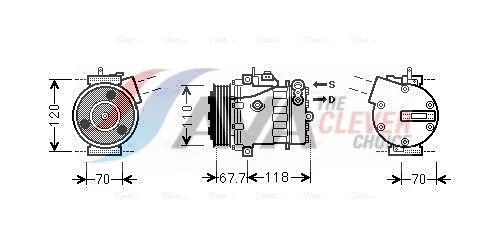 Compressor, air conditioning