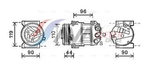 Compressor, air conditioning