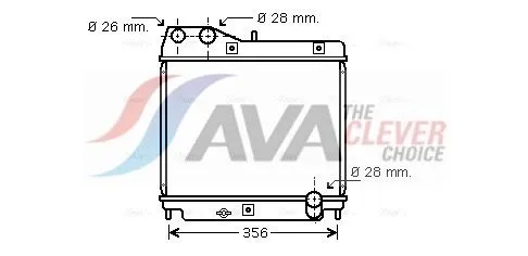 Radiator, engine cooling