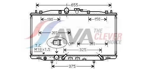 Radiator, engine cooling