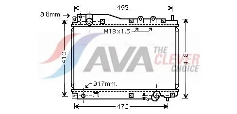Radiator, engine cooling