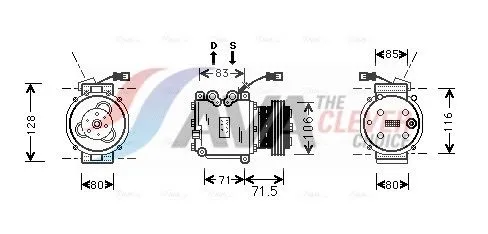 Compressor, air conditioning