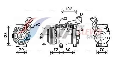 Compressor, air conditioning