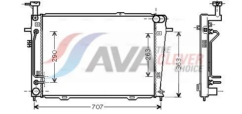 Radiator, engine cooling