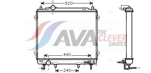 Radiator, engine cooling