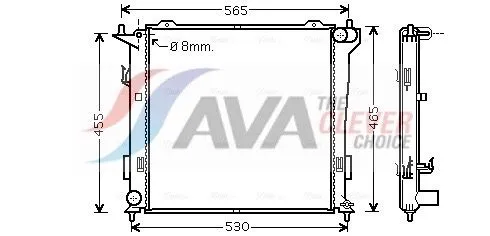 Radiator, engine cooling