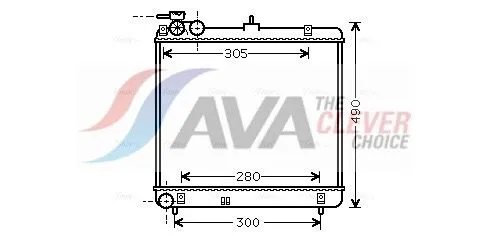 Radiator, engine cooling