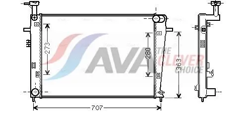 Radiator, engine cooling