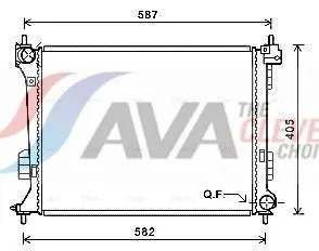 Radiator, engine cooling