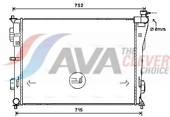 Radiator, engine cooling
